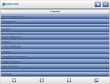 Tablet Screenshot of candyman-gmbh.de